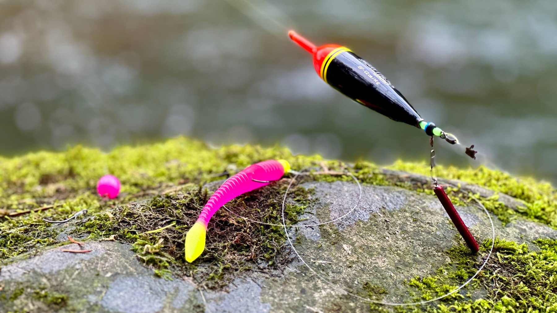Handmade pike pencil fishing floats ideal for steelhead, salmon