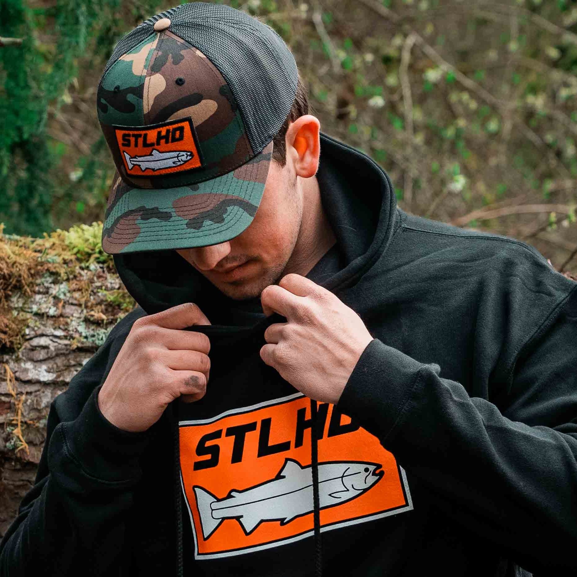 Camo Snapback Trucker Hat
