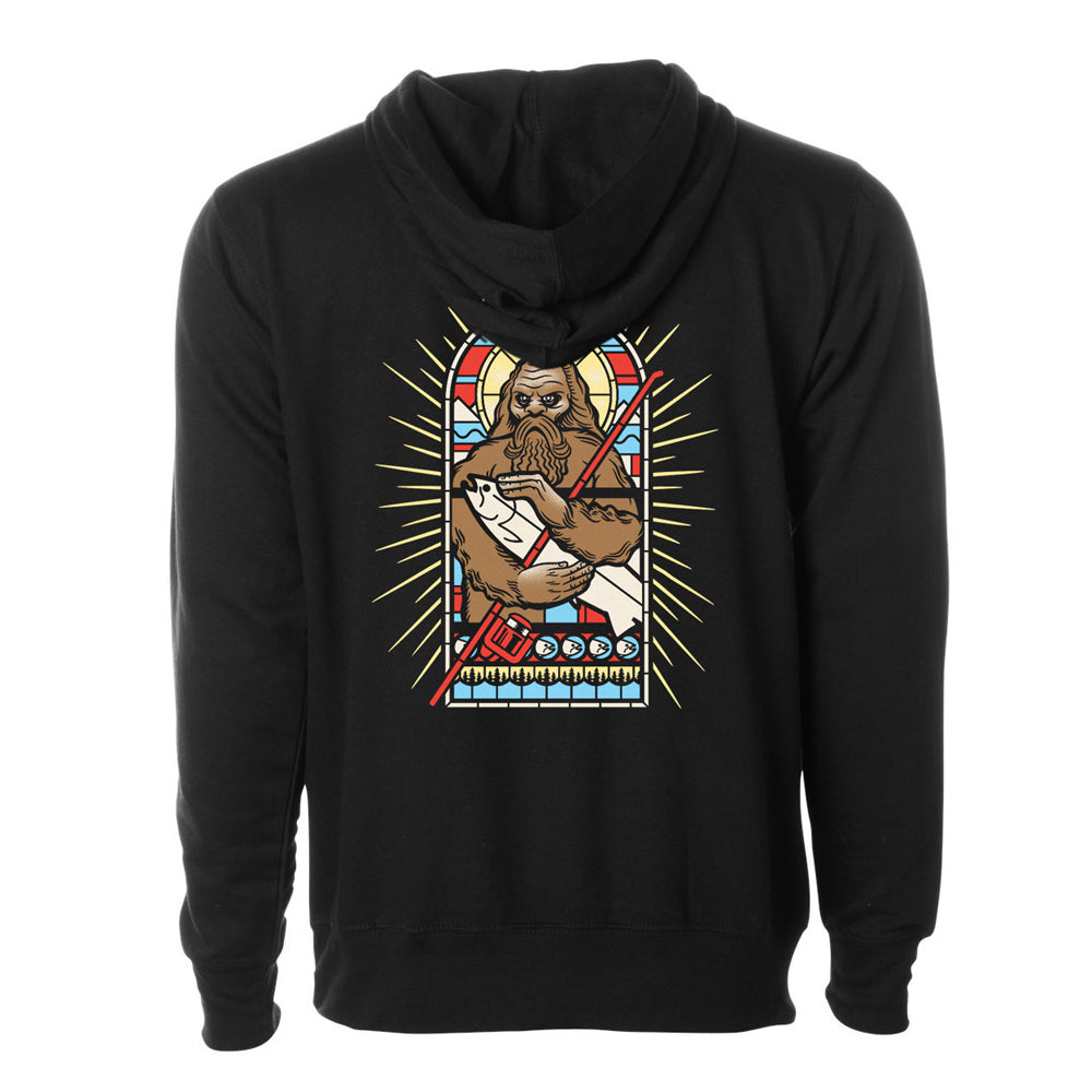STLHD Men's Saint Sasquatch Standard Hoodie | Black| STLHD Gear