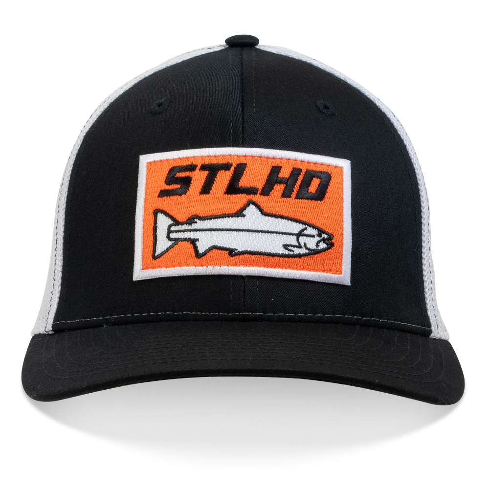 Black/White Flexfit Hat