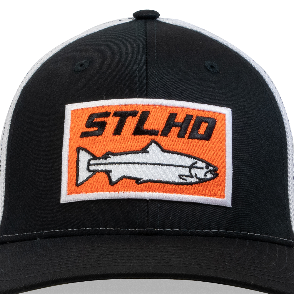 Black/White Flexfit Hat