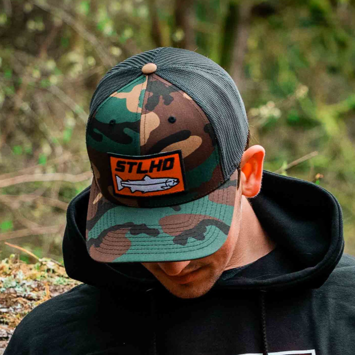 Camo Snapback Trucker Hat