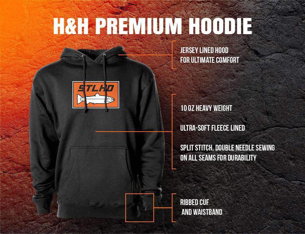 Logo Black Premium Hoodie