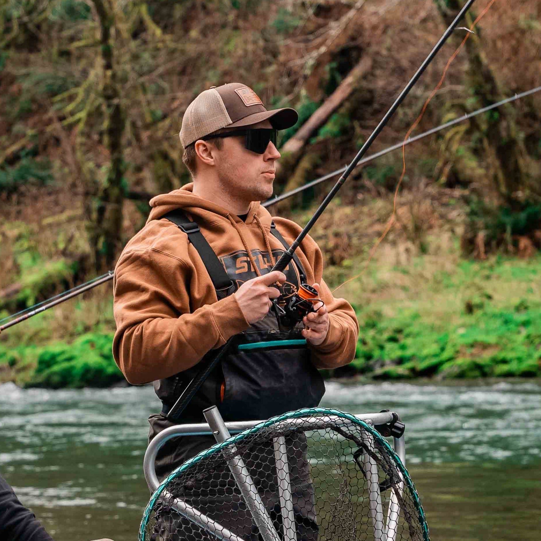 Yuba River Brown Premium Hoodie