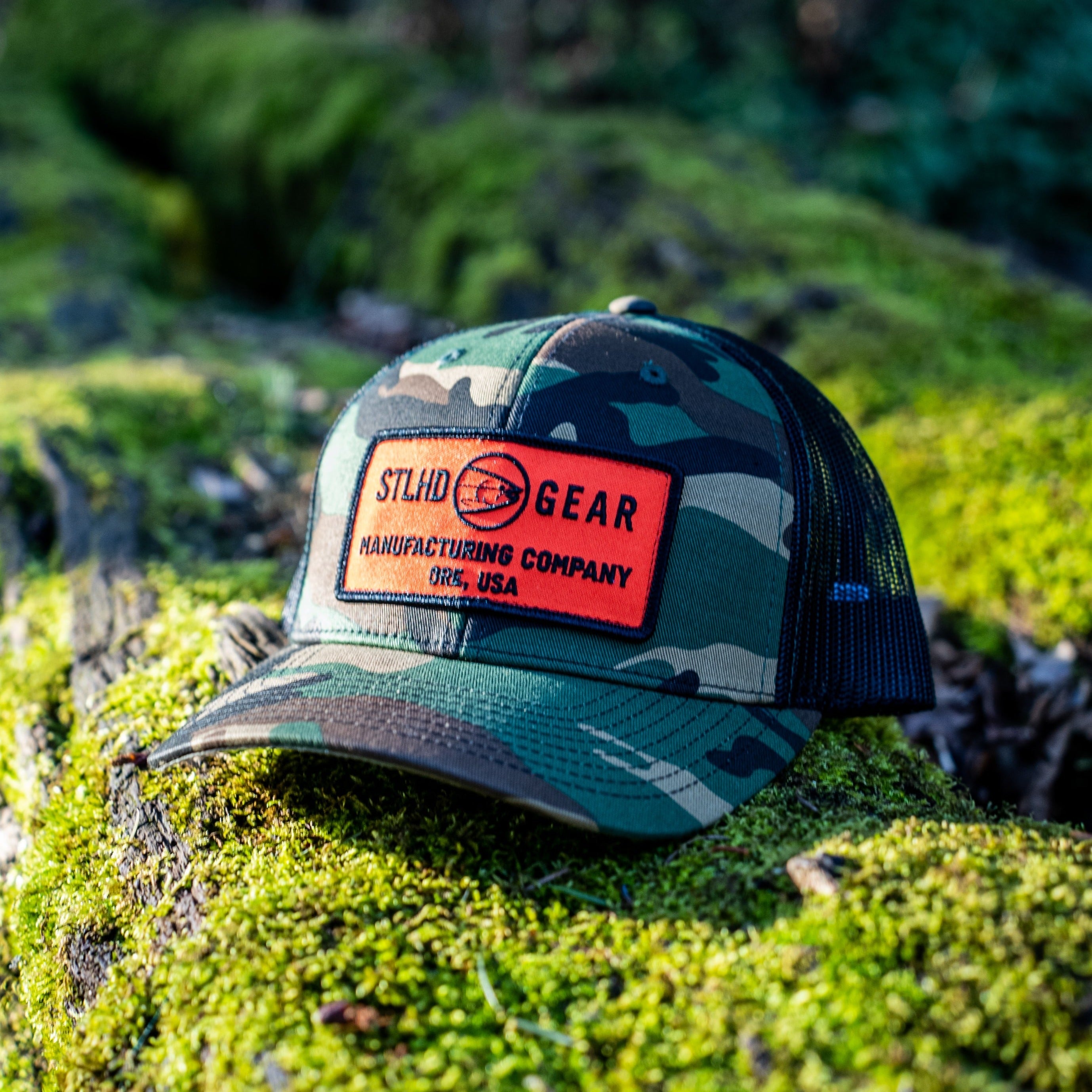 Camo Snapback Trucker Hat